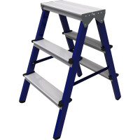 Стремянка двухстороння Алюмет 3 ступени 8203