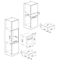 Встраиваемый шкаф для подогрева посуды Graude WS 14.0 S