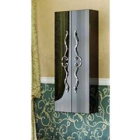 Clarberg Due amanti пенал подвесной, черный (Due.05.05/BLK/CR)