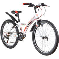 Велосипед Novatrack 24SH6V.RACER.12WT20 белый