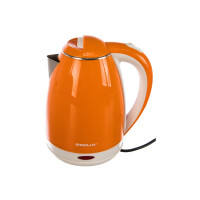 Чайник электрический Ergolux ELX-KS07-С37 оранжевый/белый