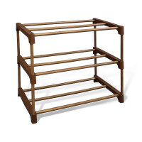 Полка для обуви Sheffilton SHT-SR6-P коричневый/орех глянец