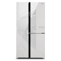 Холодильник Hyundai CS6073FV белое стекло