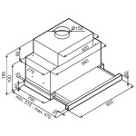 Встраиваемая вытяжка Maunfeld Galaxy 60 черный