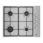 Встраиваемая газовая варочная панель Beko HIGG641C3SX