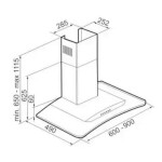 Каминная вытяжка Korting KHC 9954 X
