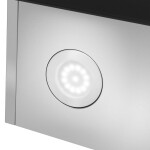 Каминная вытяжка Maunfeld Mersey 60 нержавеющая сталь/черное стекло