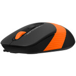 Комплект A4Tech F 1010 черный/оранжевый