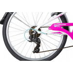 Велосипед Novatrack 24AH7V.ANCONA.12WT20 белый