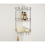 Полка металлическая угловая тройная WasserKraft K-1233