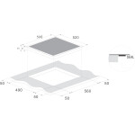 Встраиваемая индукционная варочная панель Candy CJ2D46TKT