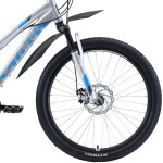Велосипед Stark Rocket 24.2 D серебристый/голубой/серый (HD00000292)