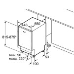 Встраиваемая посудомоечная машина Siemens SR 656X04TE