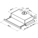 Встраиваемая вытяжка Korting KHP 6617 RN
