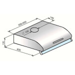 Вытяжка Elikor Olympia 60 нержавейка
