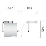 Бумагодержатель Schein Swing 326B