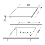 Встраиваемая электрическая варочная панель Indesit RI 161 C