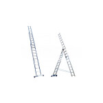 Стремянка Алюмет 3*14 алюминиевая (5314)