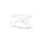 Встраиваемая вытяжка Korting KHI 9931 W