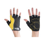 Перчатки для фитнеса Starfit SU-108 желтый/черный S