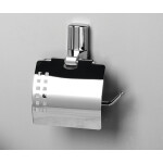 Держатель туалетной бумаги с крышкой WasserKraft Leine K-5025
