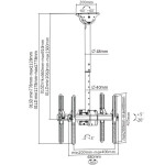 Кронштейн для телевизора Arm Media LCD-1850 черный