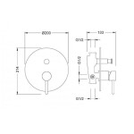 Смеситель для душа Schein Icon 6026069