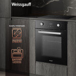 Встраиваемый электрический духовой шкаф Weissgauff EOY 451 PDB