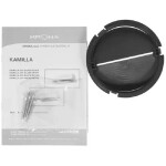 Встраиваемая вытяжка Krona Kamilla 600 Black Retro