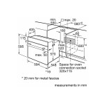 Встраиваемый электрический духовой шкаф Bosch HBF534ES0Q