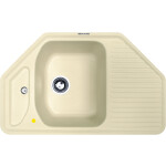 Кухонная мойка Zigmund & Shtain ECKIG 800 молодое шампанское