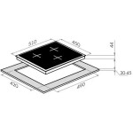Встраиваемая индукционная варочная панель Maunfeld EVI.453-BG
