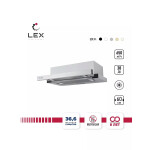 Встраиваемая вытяжка Lex Hubble 600 Inox