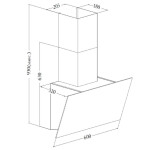 Каминная вытяжка Zugel ZHC602W