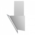 Каминная вытяжка Maunfeld Mersey 90 нержавеющая сталь/белое стекло