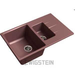 Кухонная мойка Ewigstein Gerd 60KF шоколад