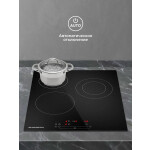 Встраиваемая электрическая варочная панель Maunfeld EVCE.453.D-BK