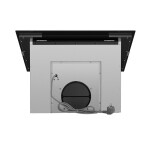 Каминная вытяжка Maunfeld Mersey 60 нержавеющая сталь/черное стекло