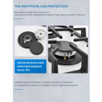 Встраиваемая газовая варочная панель Zugel ZGH291W