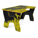 Компьютерный стол Generic Comfort Gamer2/VS/NY черный/желтый