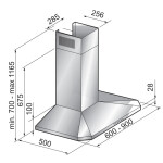 Каминная вытяжка Korting KHC 6951 X