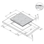 Встраиваемая индукционная варочная панель Darina P EI305 B