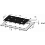 Встраиваемая газовая варочная панель Maunfeld EGHE.95.33CBG.R/G