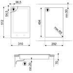 Встраиваемый гриль Smeg PGF30T-1