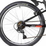 Велосипед Novatrack 24AHV.PRIME.11BK20 24 PRIME 11 чёрный (1