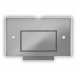 Каминная вытяжка Falmec Mirabilia 67 Platinum vetro (800)