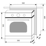 Встраиваемый электрический духовой шкаф Lex EDM 073C IV