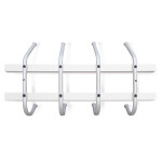 Вешалка Sheffilton SHT-WH11 беленый/алюм.металлик