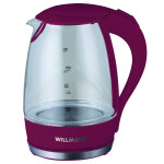 Чайник электрический Willmark WEK-1708G бордовый