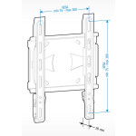 Кронштейн для телевизора Holder LCDS-5045 металлик
